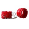 תמונה של סט אדום ופרוותי 7 חלקים – Red Plush Bondage Kit