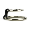 תמונה של טבעת מתכת כפולה לאיבר מין Harness