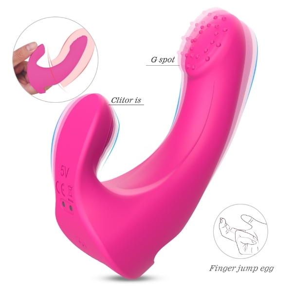 תמונה של ויברטור מתלבש על האצבע נטען Finger Gun