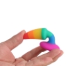 תמונה של באט פלאג בצבעי הקשת מסיליקון Rainbow