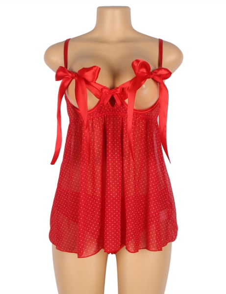 תמונה של בייבי דול Sexy Red Babydoll
