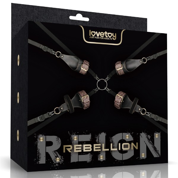 תמונה של ערכת קשירה איכותית למיטה REIGN – Rebellion Reign