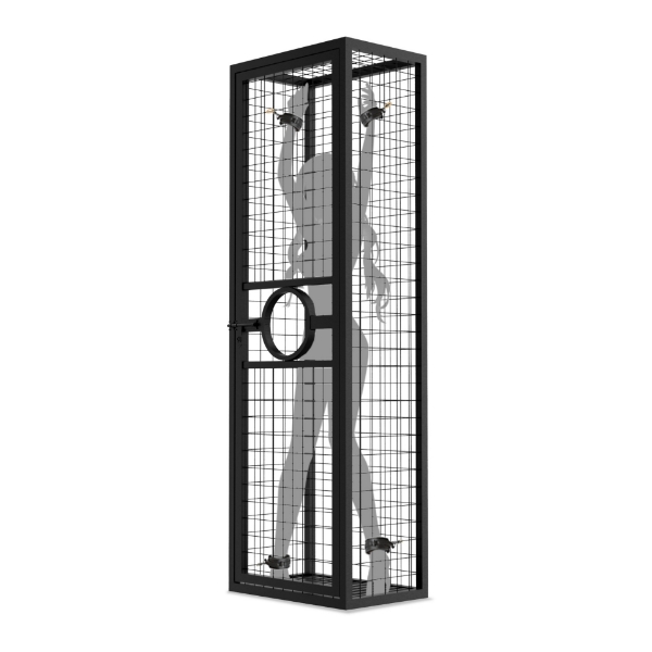 כלוב BDSM שכיבה גדול ממתכת 190 ס"מ