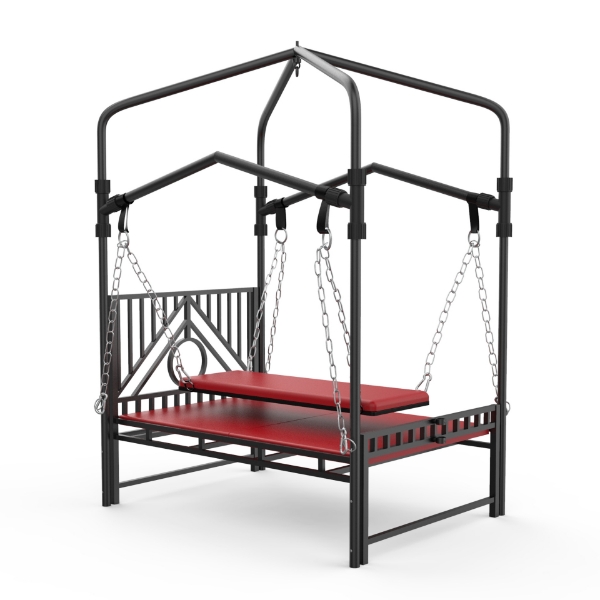 מיטת BDSM עם מתקן תלייה וסקס סווינג מקצועי